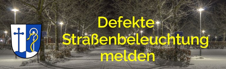 bayernwerk netz-Straßenbeleuchtungs-Störmeldung im Gemeindegebiet Hettenshausen
