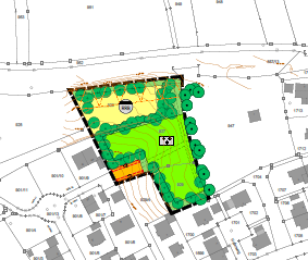 Friedhof Lageplan